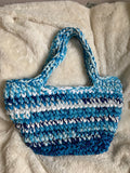 Blue and White Beach Tote